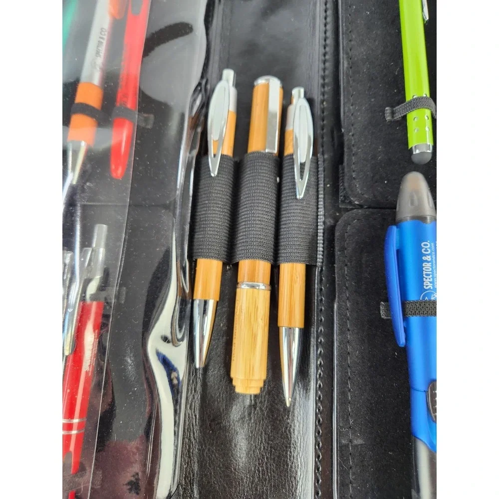 Salesmen sample zipper case Pens Spector & Co. Collection Marker USB Keychains‎
